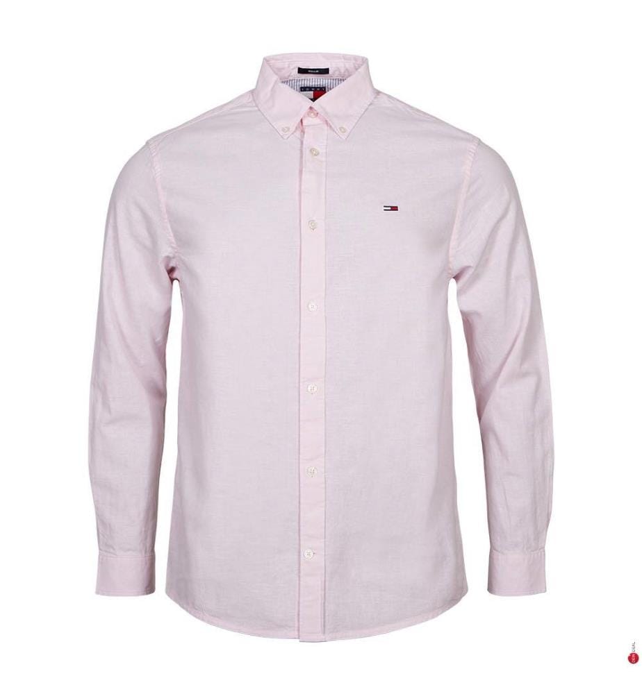 Hemd Linen Blend Regular Fit - Precious Pink