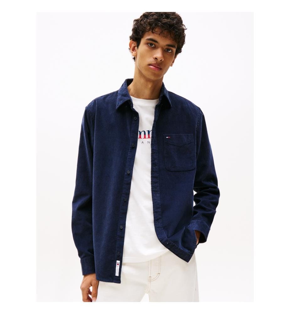 Camicia Regular Fit - Blu Marino