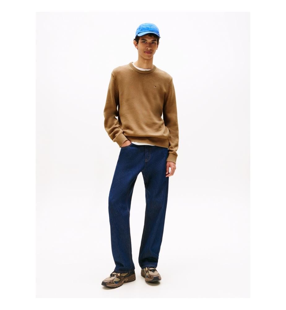 Pull Slim Fit - Brun Clair