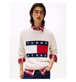 Pullover - Weiss & Tommy-Logo