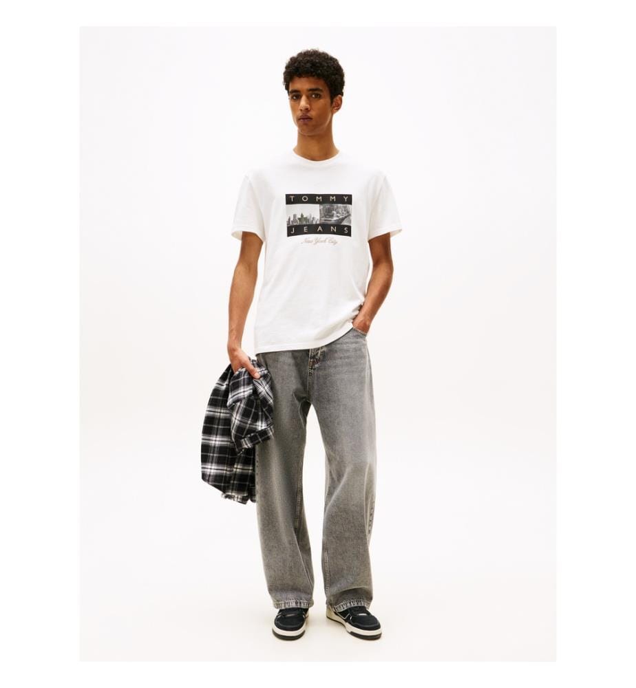 Maglietta regular fit - Crema