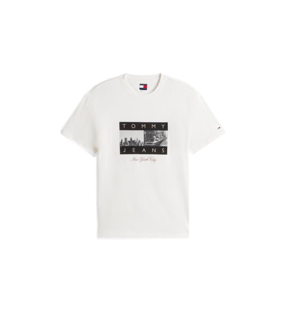 Maglietta regular fit - Crema