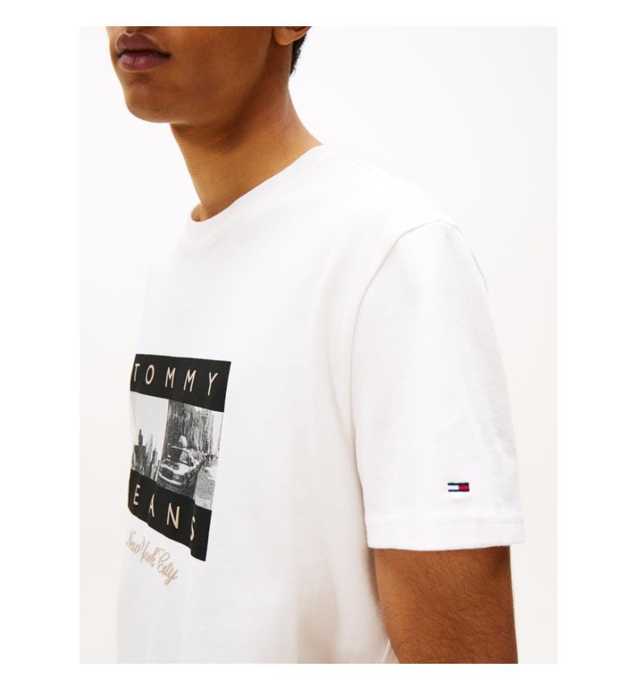 Maglietta regular fit - Crema