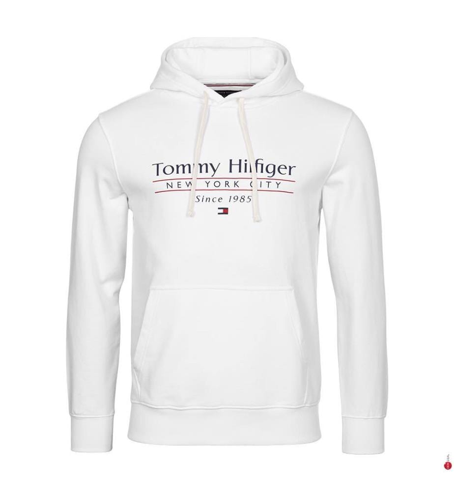 Hoodie Center Stack - Weiss 658 170