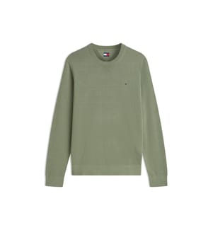 Tommy Flag Slim-Pullover – Khaki