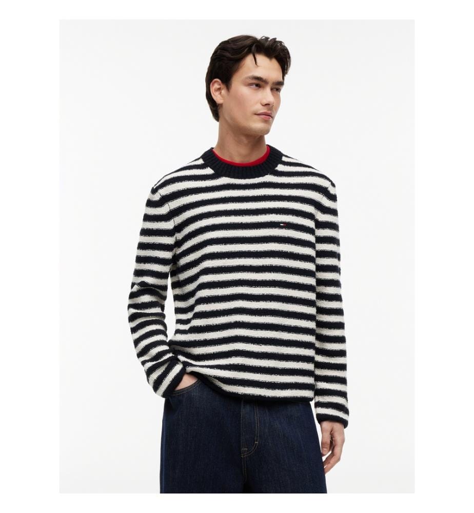 Pullover Regular Fit - Weiss und Schwarz