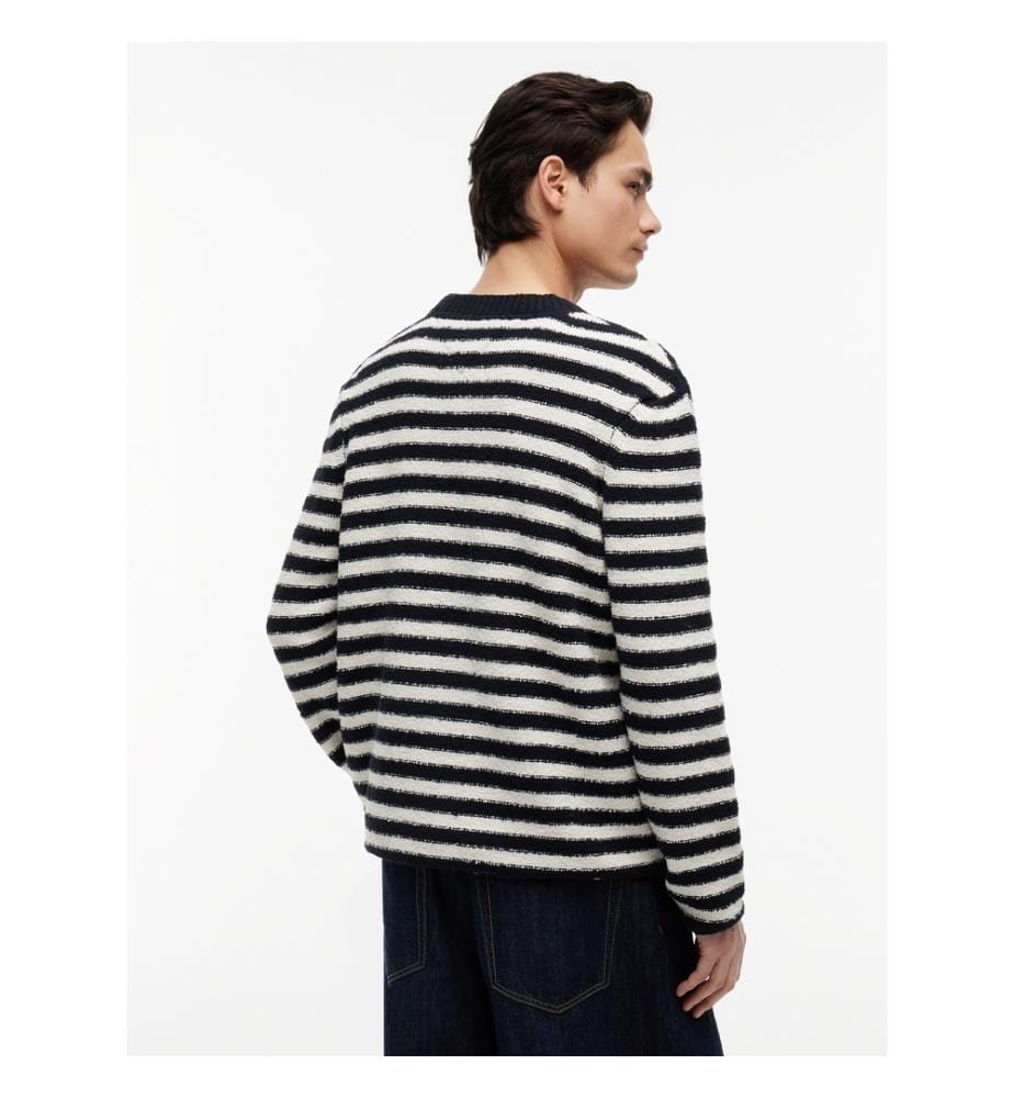Pullover Regular Fit - Weiss und Schwarz