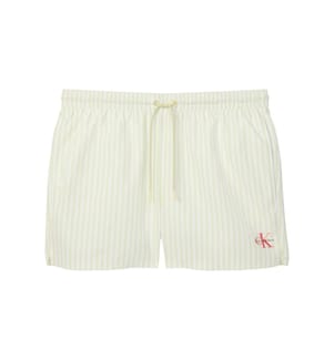 Pantaloncini da bagno Monogram - Giallo chiaro e bianco