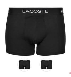 3er-Pack Boxershorts - Schwarz