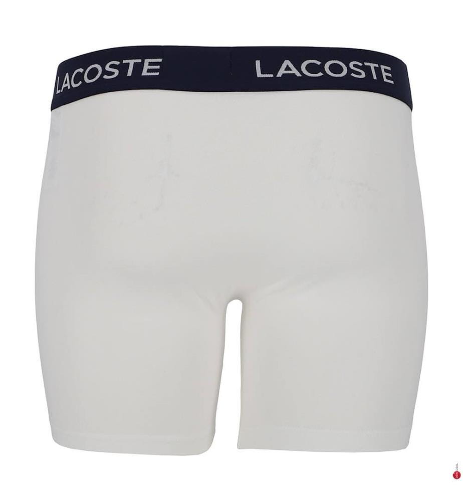 Set di 5 boxer corti in cotone elasticizzato - Bianco