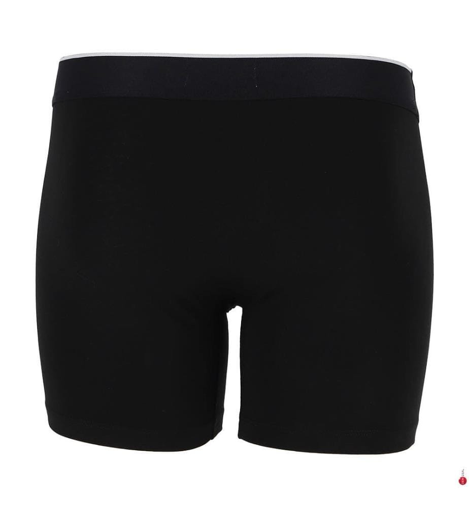 Set di 3 boxer corti in cotone elasticizzato - Nero e grigio
