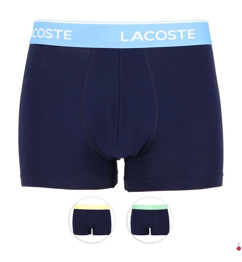 Lot de 3 Boxers Courts Coton Stretch - 3 Coloris