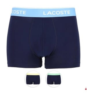 Lot de 3 Boxers Courts Coton Stretch - 3 Coloris