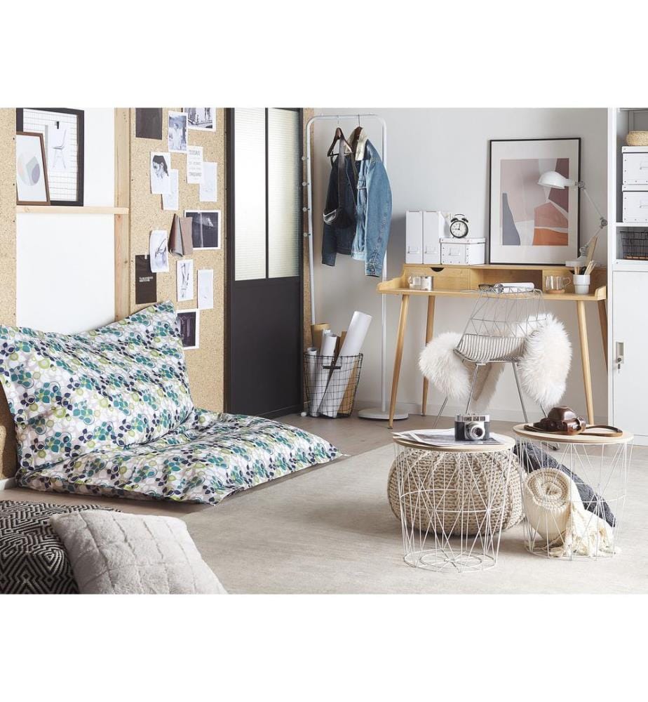 Pouf poire 300 L FUZZY 140 cm 180 cm Multicolore