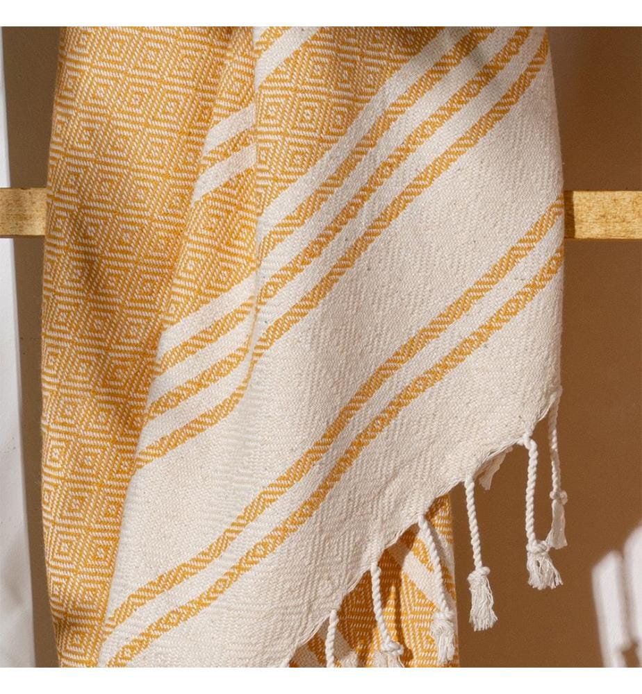 Fouta, Asciugamano da spiaggia - Senape
