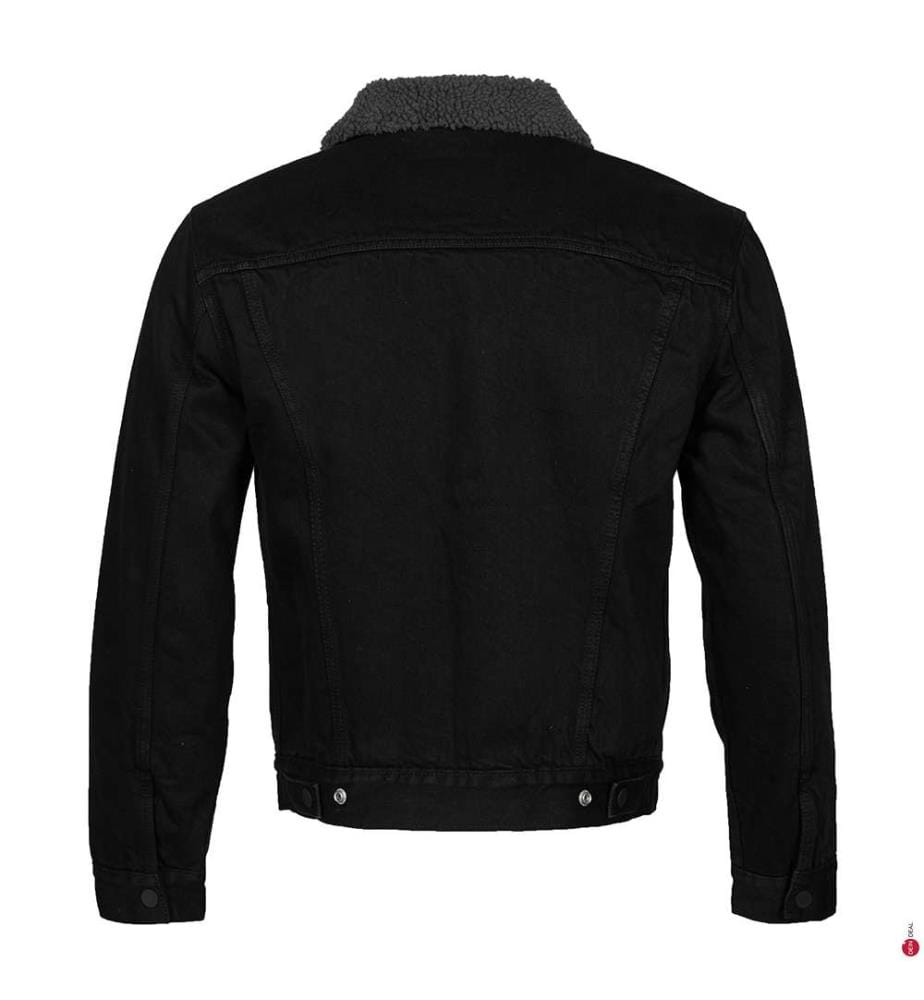 Jacket Sherpa Trucker - Black
