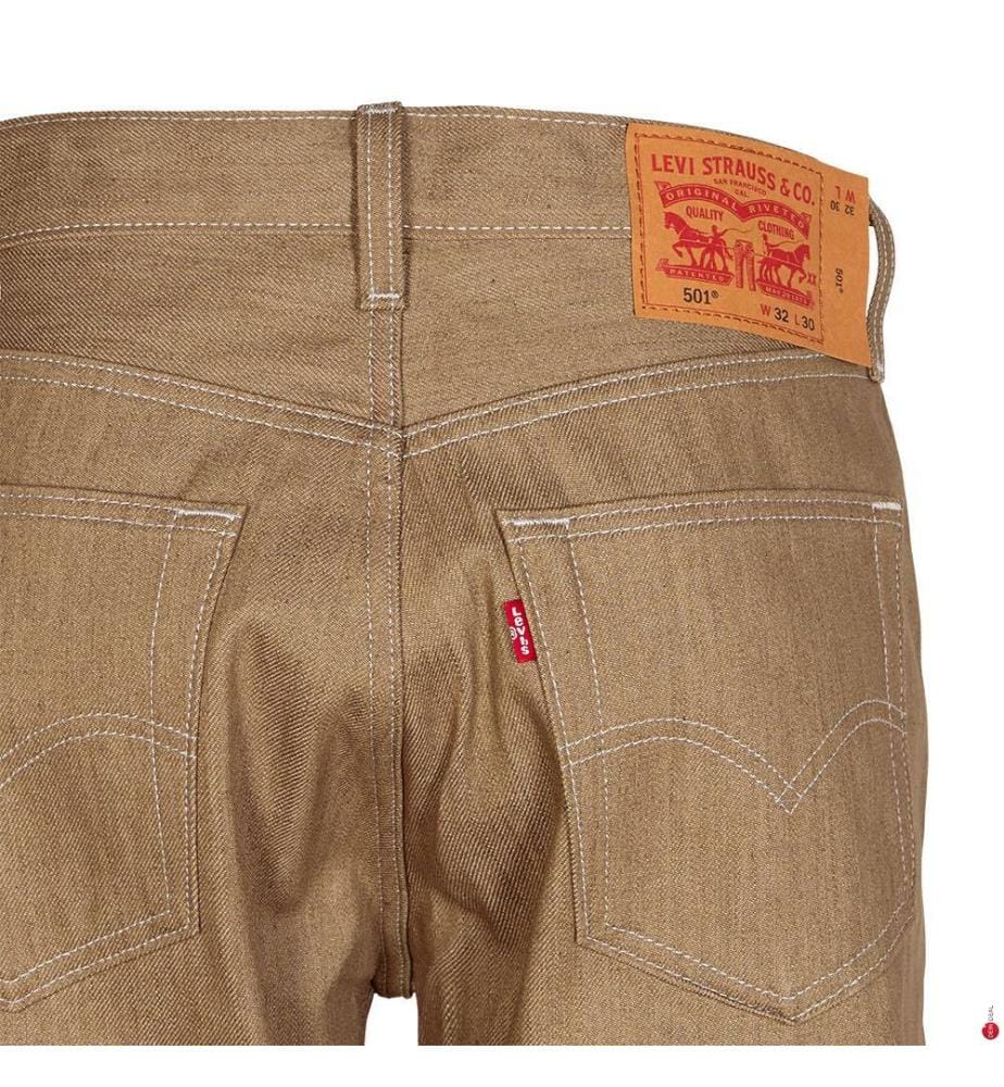 501 Original Shrink-To-Fit Jean - Marrone