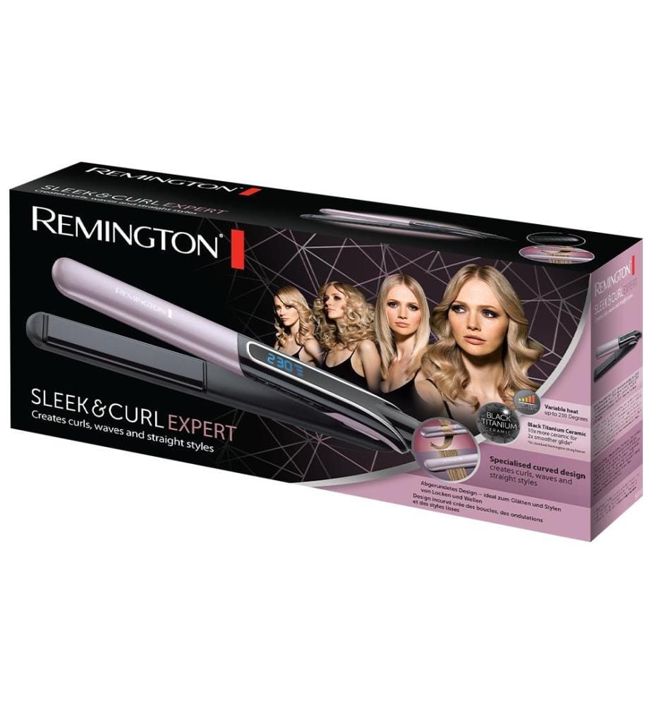 REMINGTON - Lisseur à cheveux S6700 Sleek & Curl Expert
