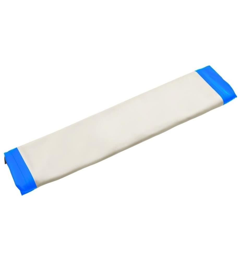 Pont flottant gonflable Bleu et blanc 200x150x15 cm