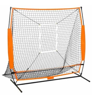 Multisport-Übungsnetz Baseball Schwarz 174x76x158,5 cm