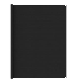 Zeltteppich 250x350 cm Schwarz