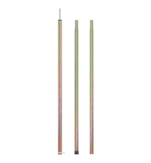 Mât de tente télescopique longueur 170-255 cm Acier galvanisé