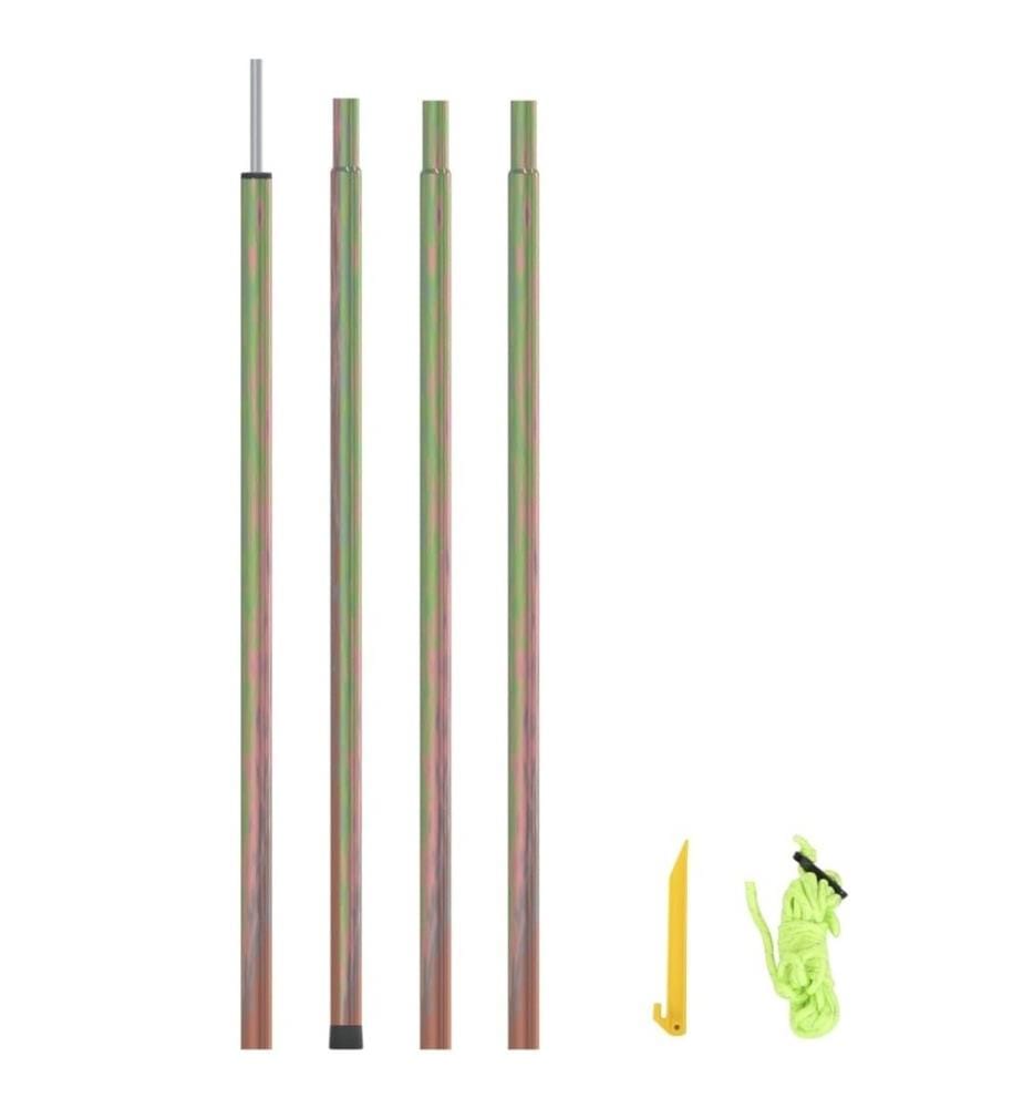 Mât de parasol 250 cm Acier galvanisé