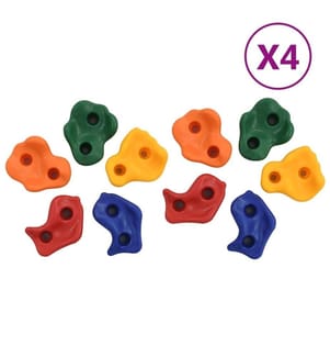 Klettersteine 40 Stk. PE Mehrfarbig