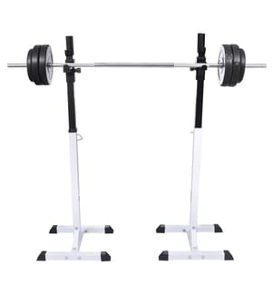 Support barres haltères longs musculation