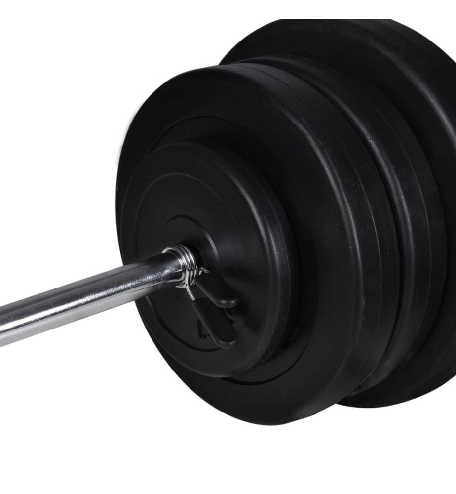 Langhantel + 2 Kurzhantel Set 60,5kg