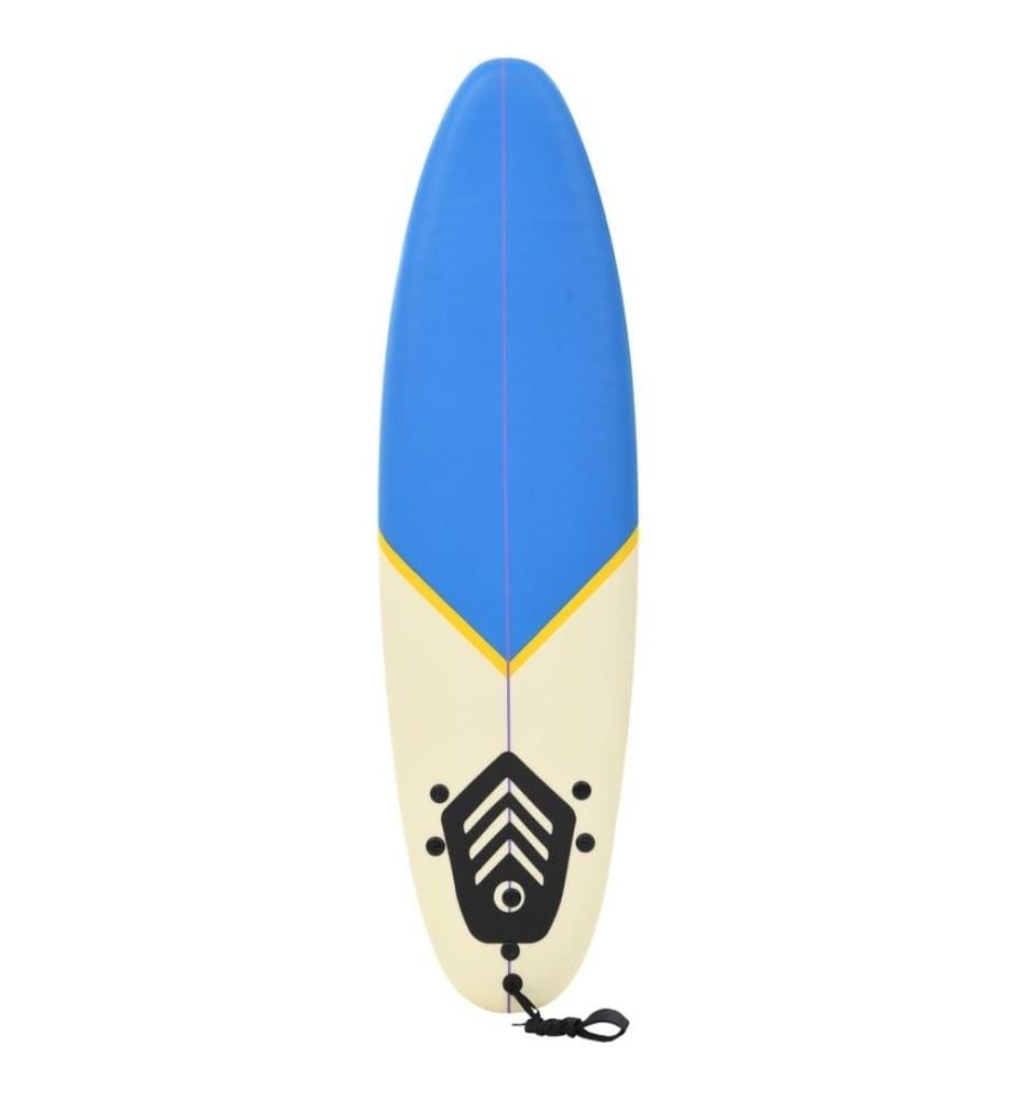 Planche de surf 170 cm Bleu et crème