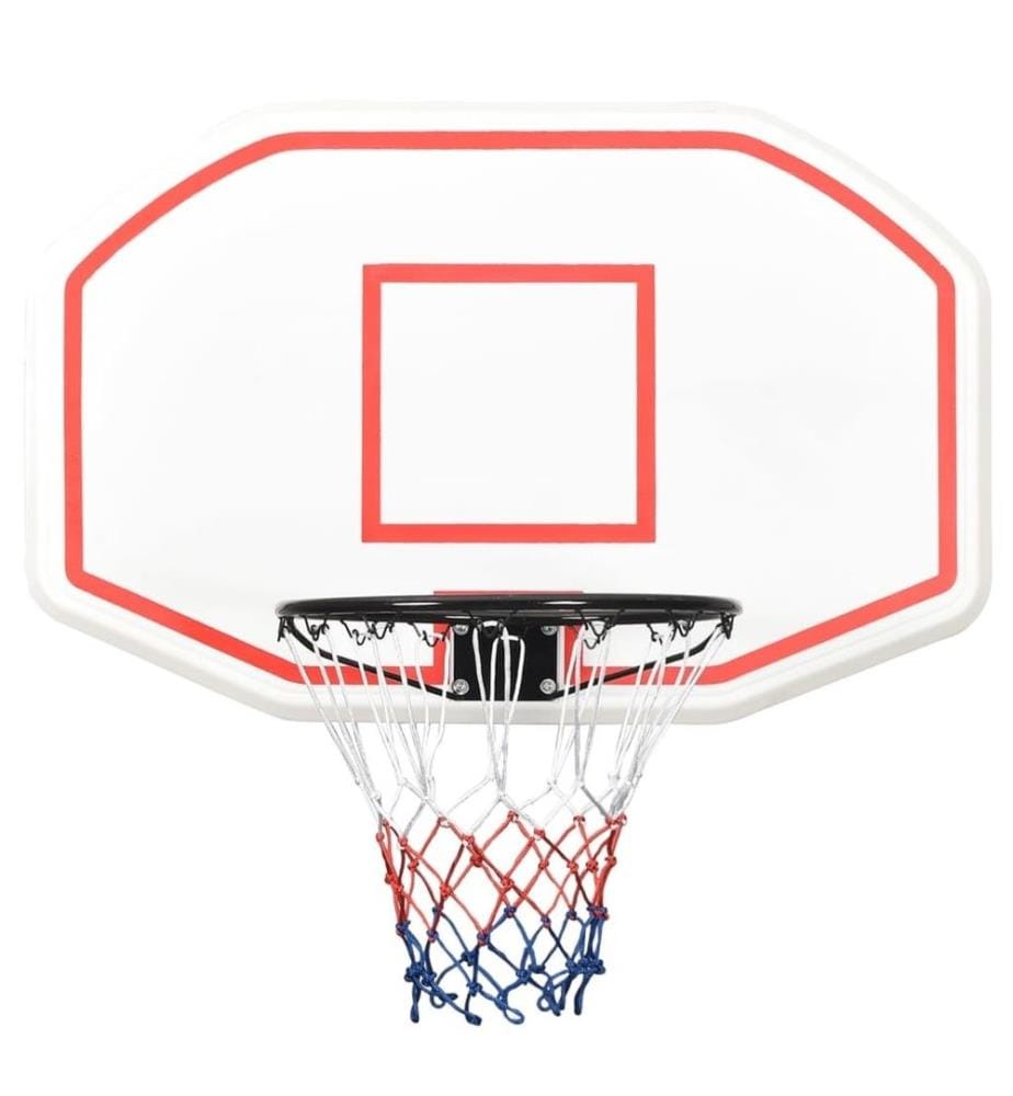 Panneau de basket-ball Blanc 109x71x3 cm Polyéthylène