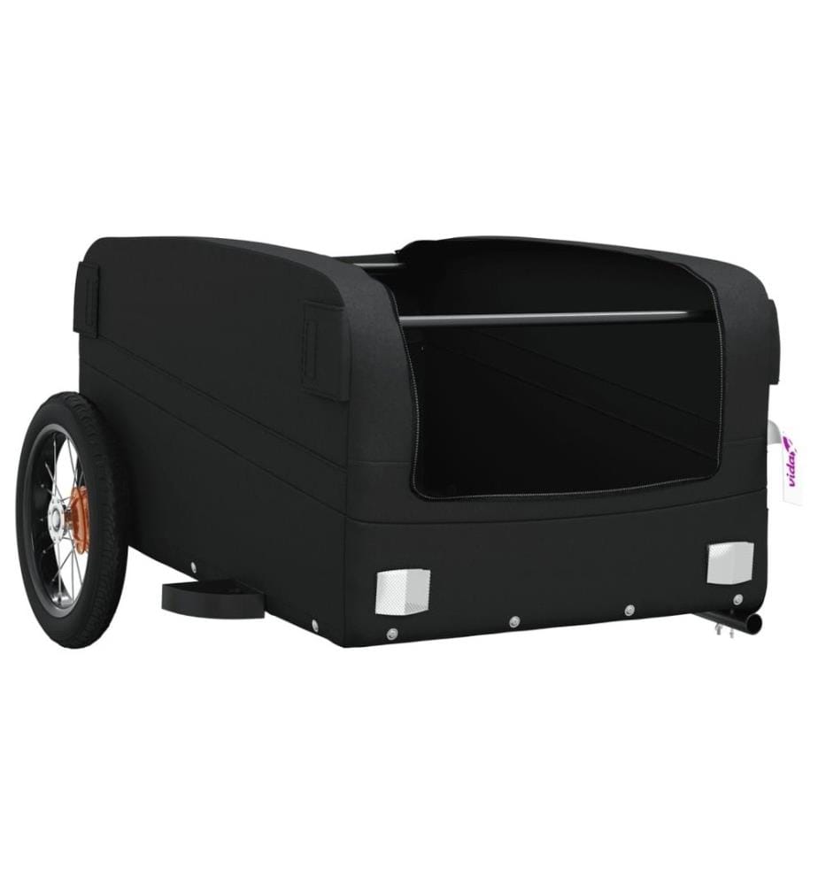 Remorque de vélo noir 30 kg fer