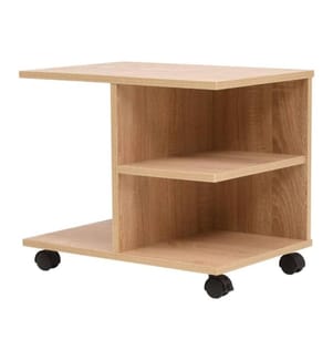 Beistelltisch mit Rollen 50×35×42 cm Eichenbraun
