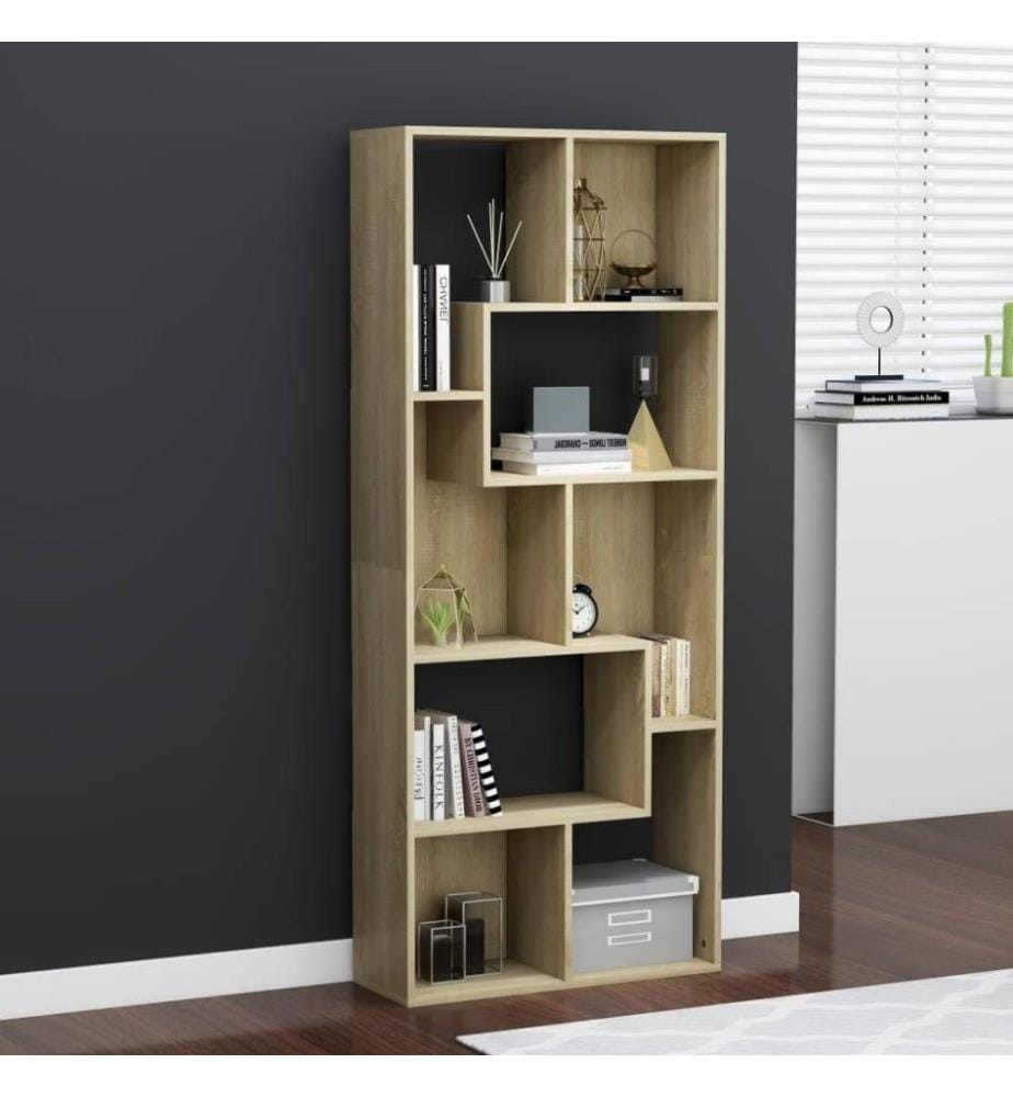 Bücherregal Sonoma-Eiche 67x24x161 cm Holzwerkstoff
