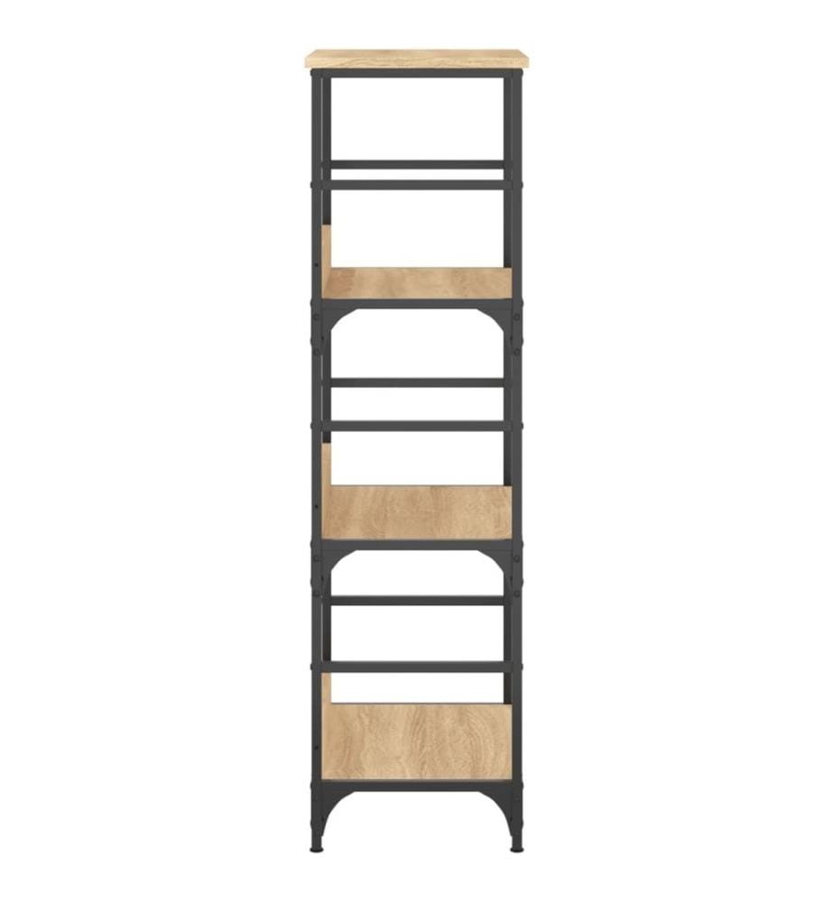 Bücherregal Sonoma-Eiche 50x33x117,5 cm Holzwerkstoff