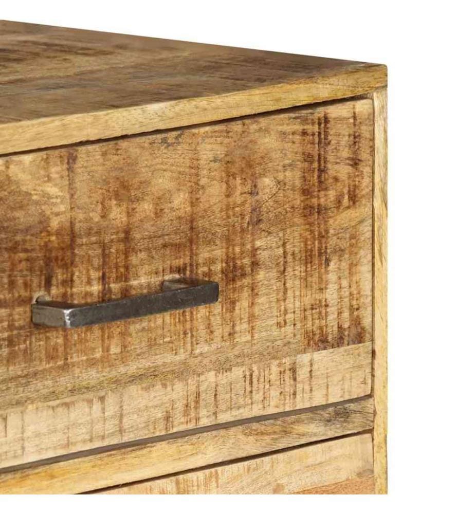 Kommode 45 x 35 x 106 cm Mango-Massivholz