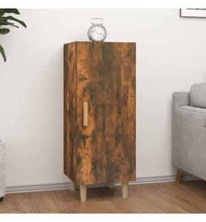 Sideboard Räuchereiche 34,5x34x90 cm Holzwerkstoff