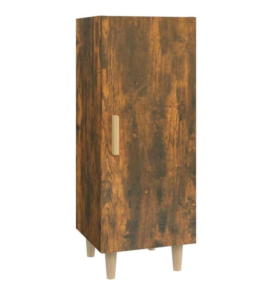 Sideboard Räuchereiche 34,5x34x90 cm Holzwerkstoff