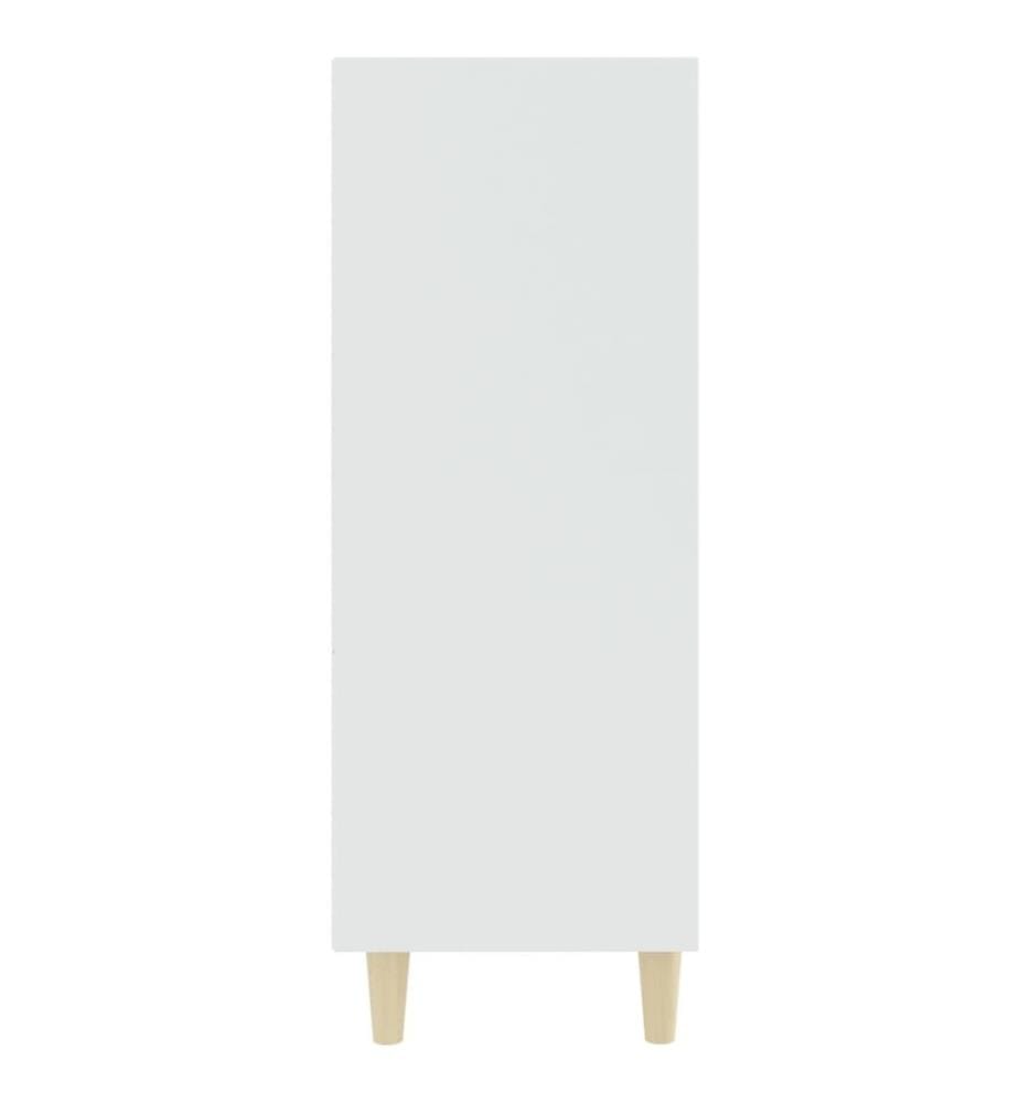 Buffet Blanc 69,5x32,5x90 cm Bois d'ingénierie