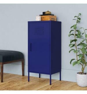 Lagerschrank Marineblau 42,5x35x101,5 cm Stahl