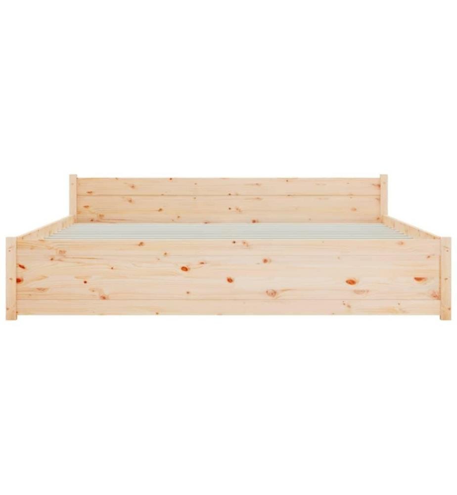 Cadre de lit Bois massif 160x200 cm