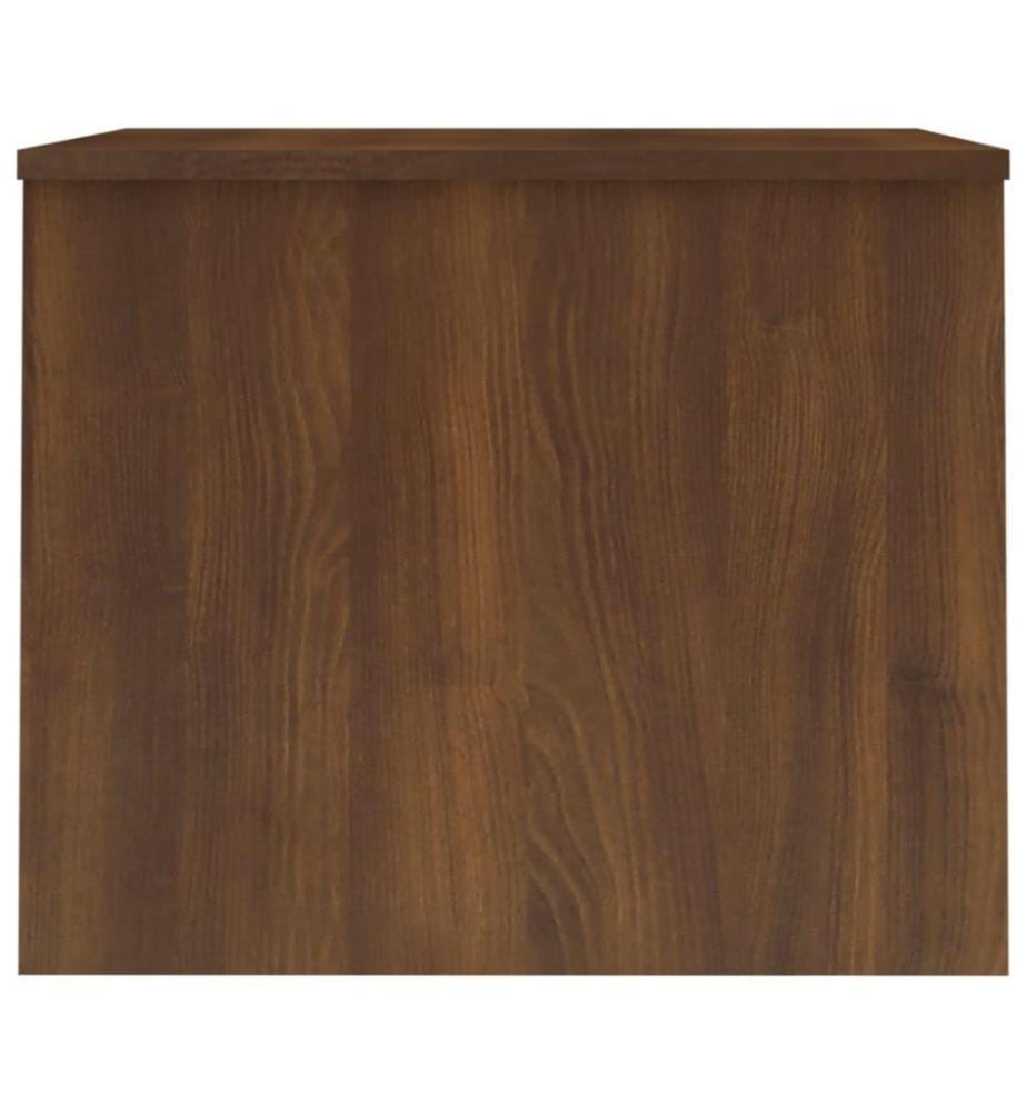 Table basse Chêne marron 80x50,5x41,5 cm Bois d'ingénierie