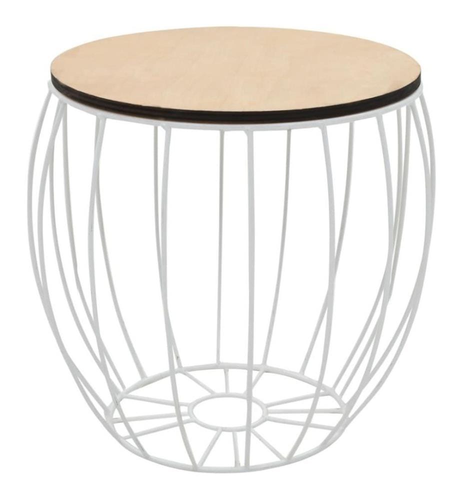 Ensemble de table basse Contreplaqué de peuplier Fer 3 pcs