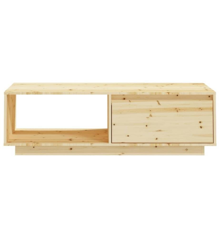 Table basse 110x50x33,5 cm Bois de sapin massif