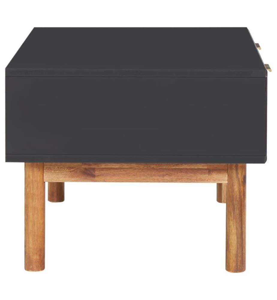 Table basse 90x50x40 cm Bois d'acacia massif et MDF