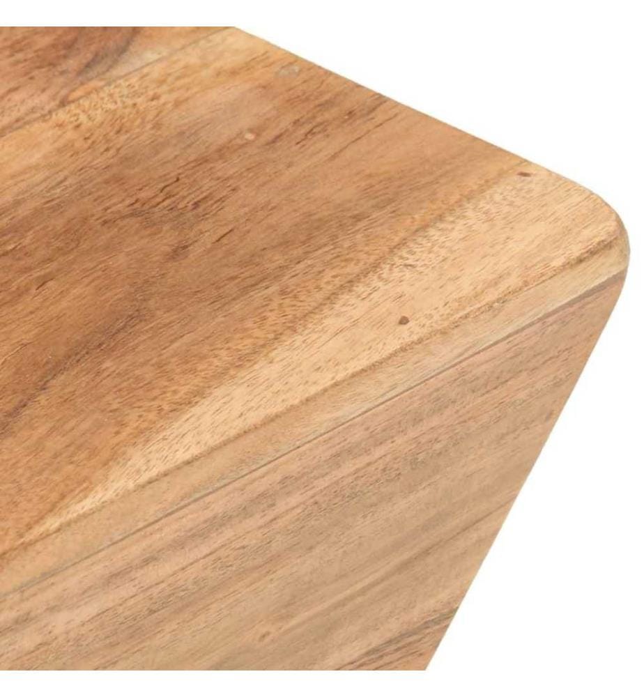 Table basse en forme de V 66x66x30 cm Bois d'acacia massif