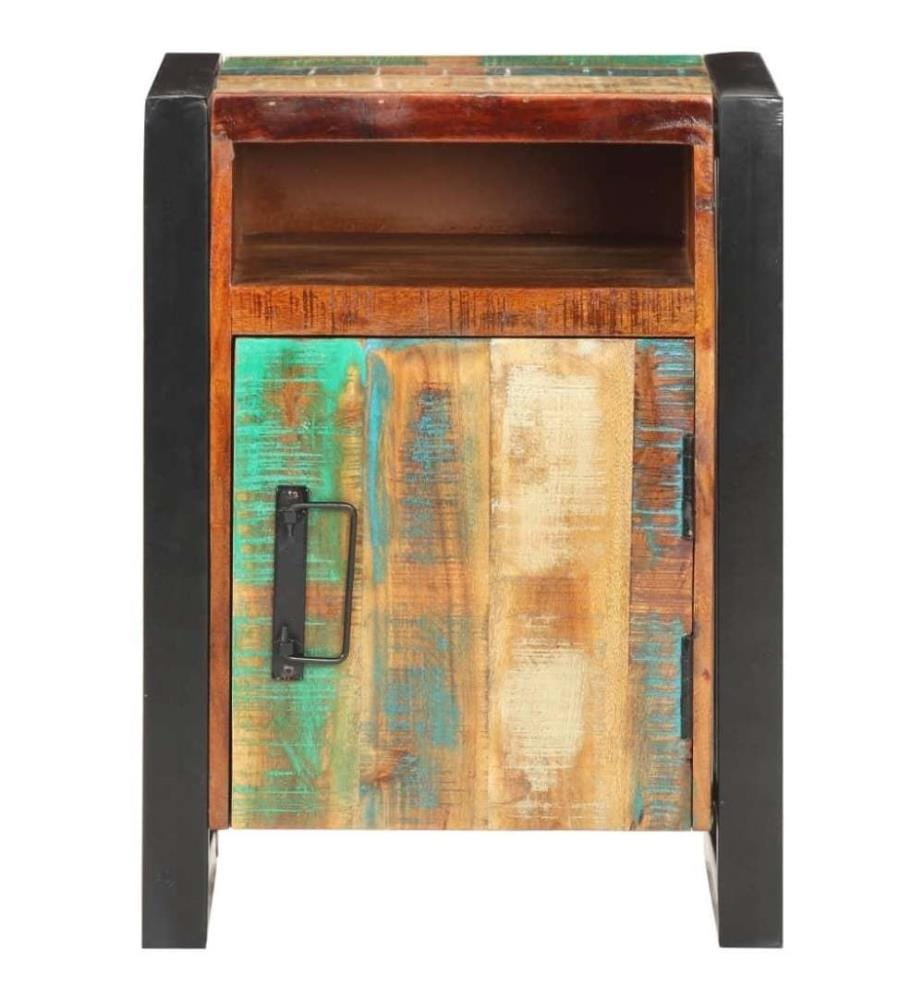 Table de chevet 40x35x55 cm Bois de récupération massif