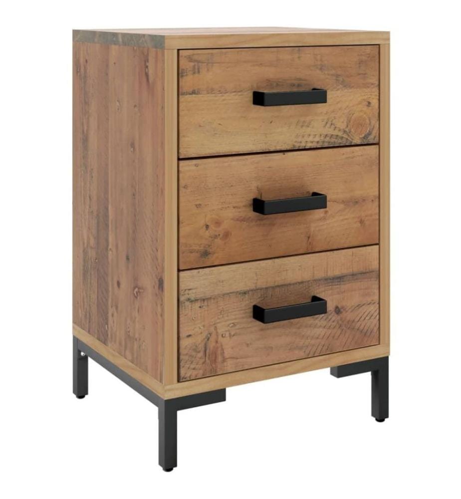 Table de chevet Marron 40x30x55 cm Bois de pin massif