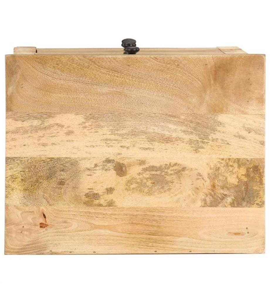 Table de chevet 45x35x60 cm Bois de manguier massif